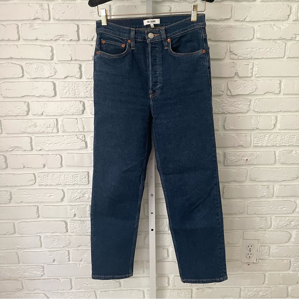 RE/DONE Originals Stovepipe Jeans Dark Wash Women’s Size 26